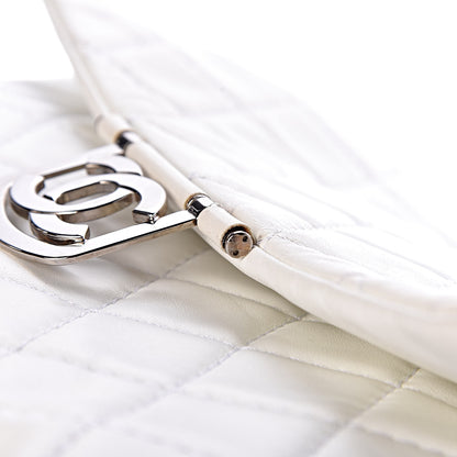 Chanel Lambskin Quilted Flap White 16 of 18