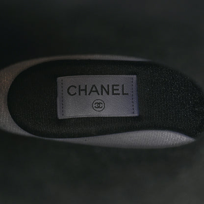 Chanel Caoutchouk CC High Boots 40 Black White 7 of 12