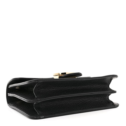 Gucci Dollar Calfskin Small Interlocking G Shoulder Bag Black 4 of 12