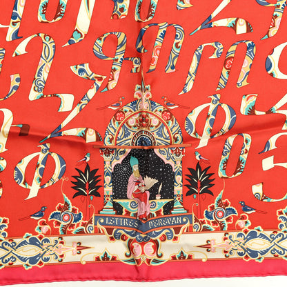 Hermes Silk Lettres D'Erevan Scarf 90 2 of 4