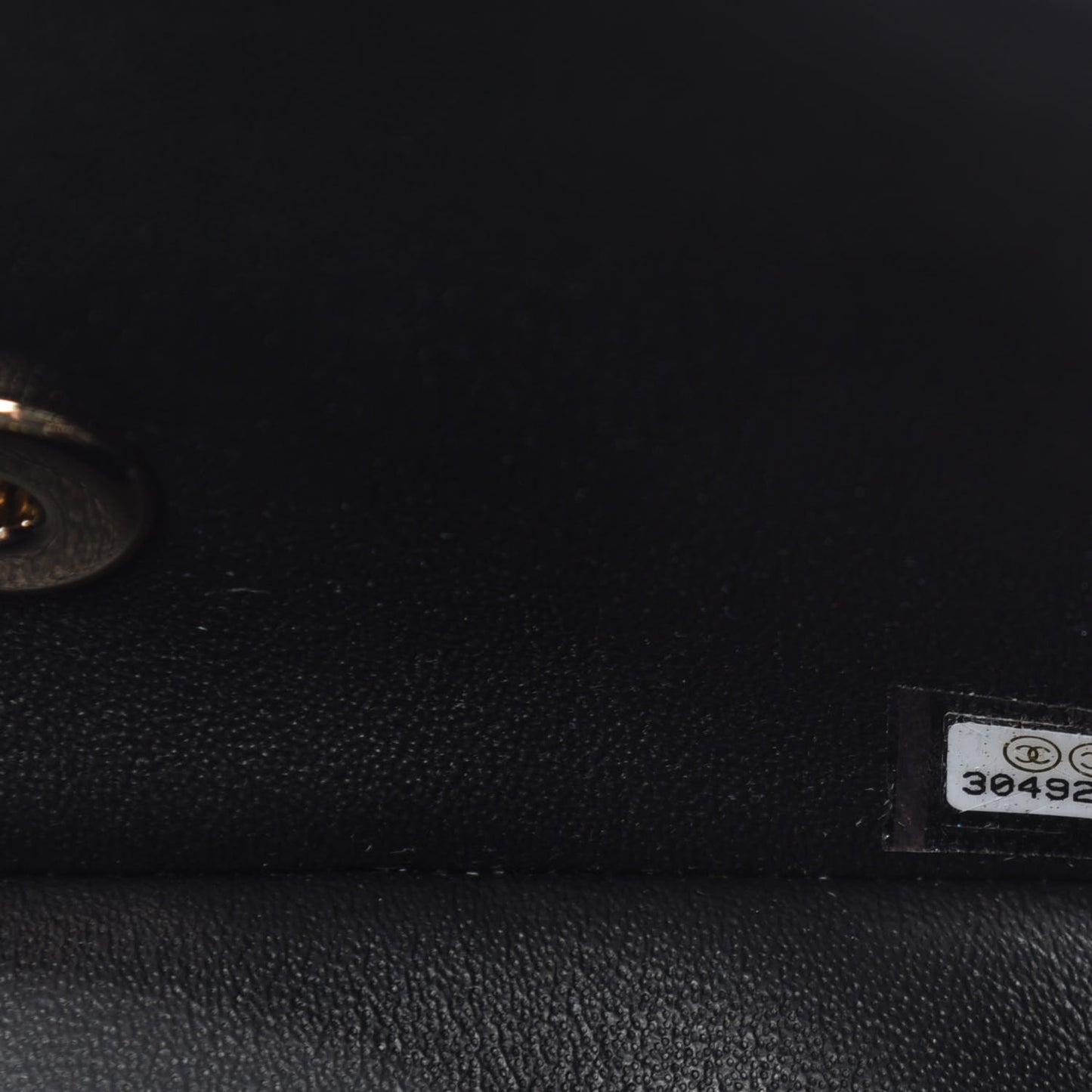Lambskin Quilted Mini Rectangular Flap Black