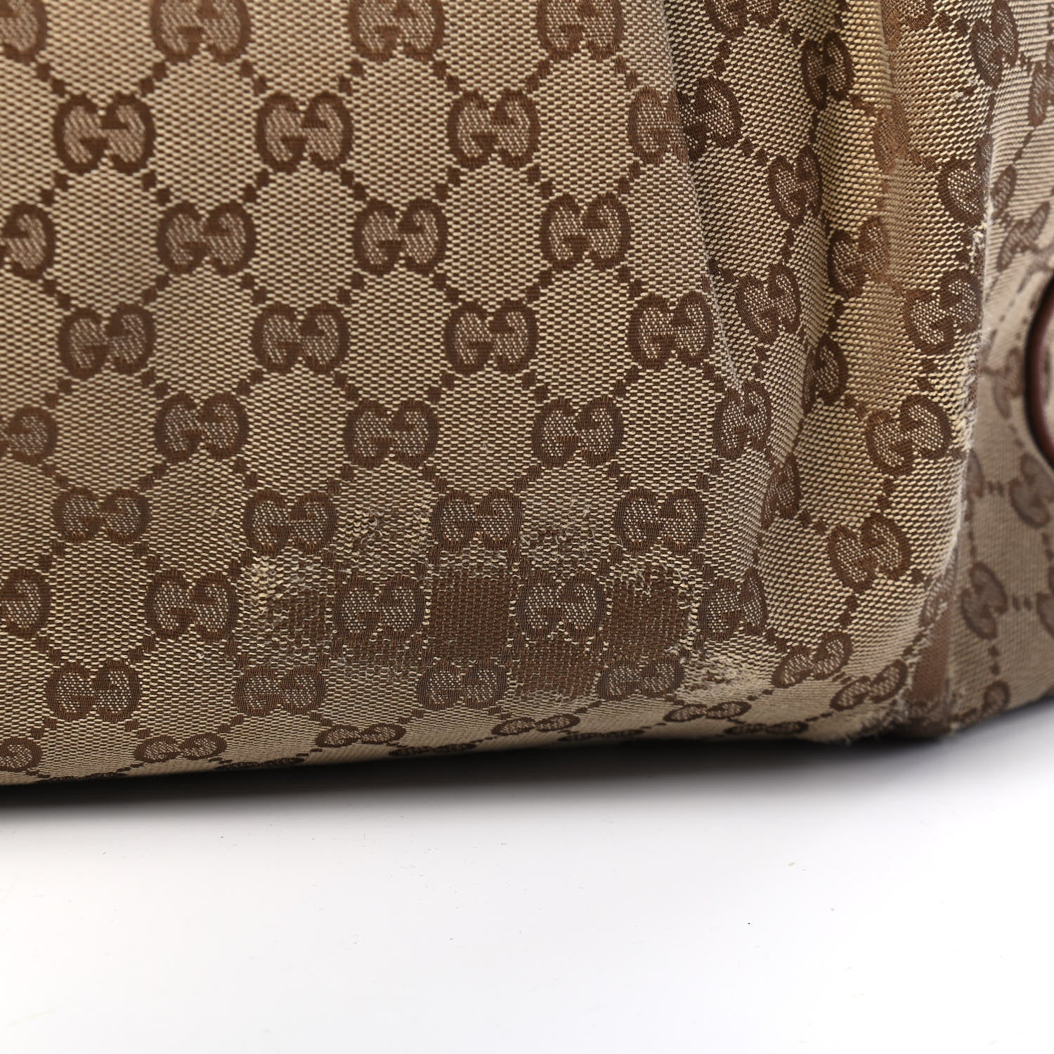 Gucci Monogram Large Sukey Tote Brown 11 of 13