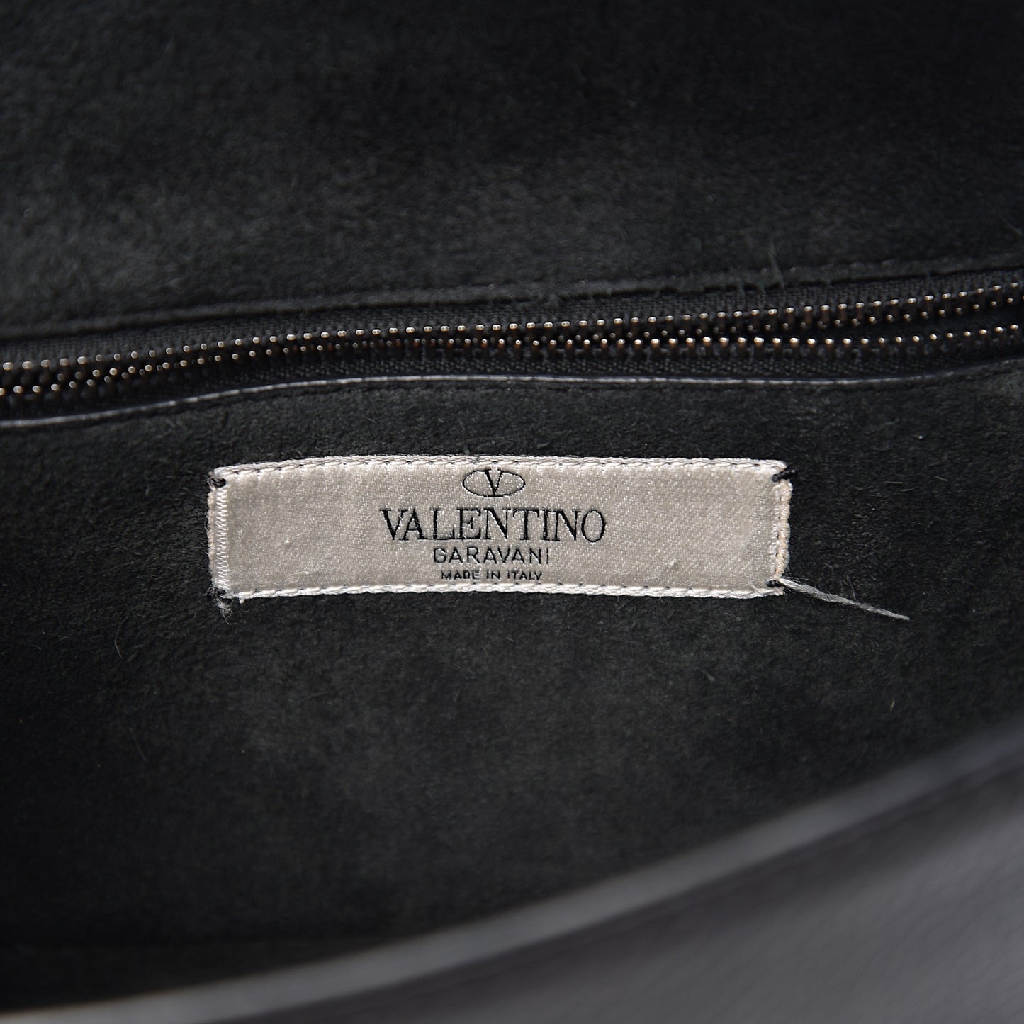 Pebbled Calfskin Star Studded Small Lock Flap Black