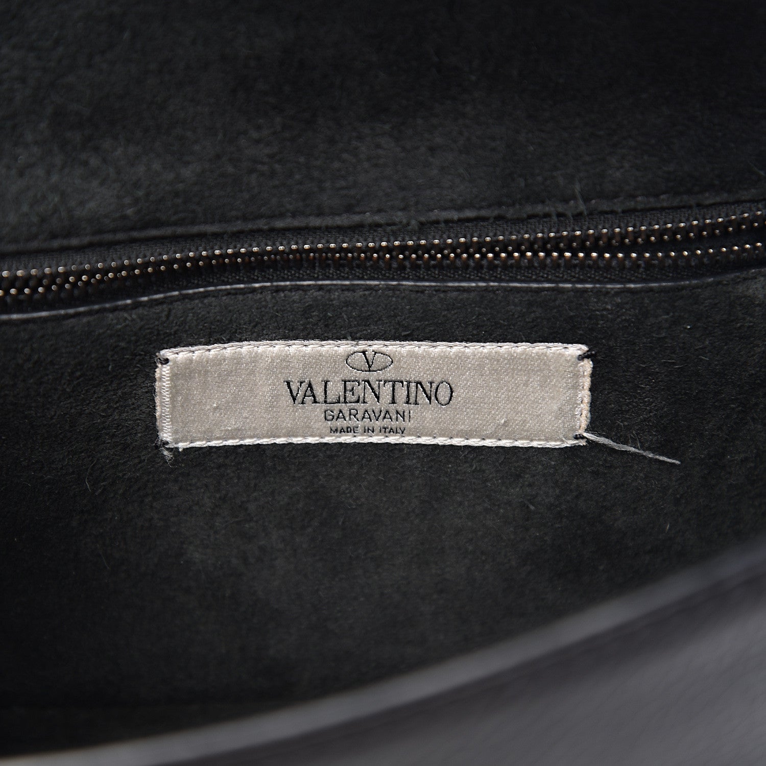 Valentino Garavani Pebbled Calfskin Star Studded Small Lock Flap Black 5 of 10