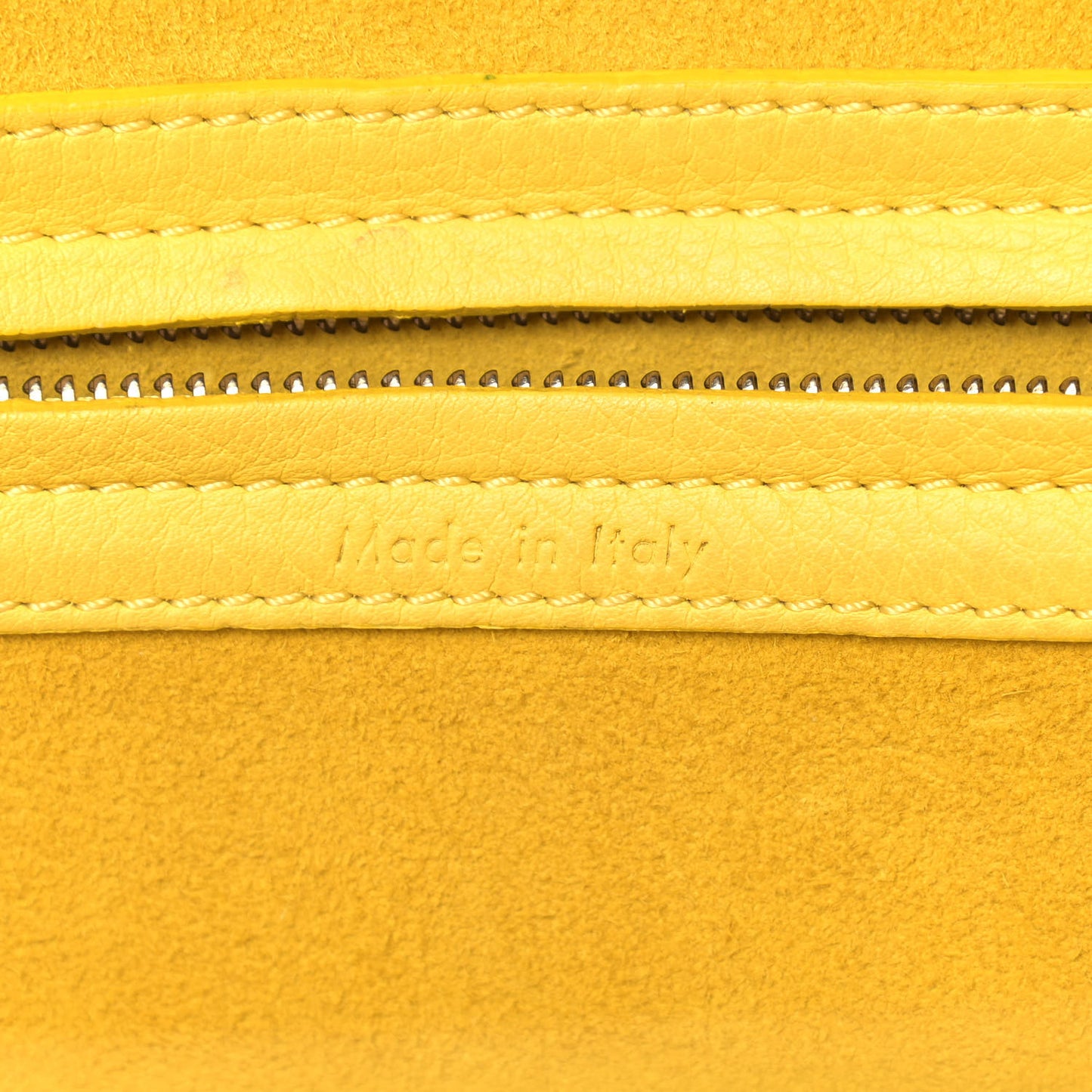 Grained Calfskin Medium Phantom Luggage Yellow