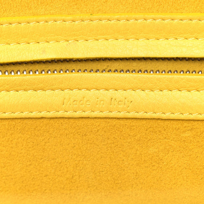 Celine Grained Calfskin Medium Phantom Luggage Yellow 7 of 19