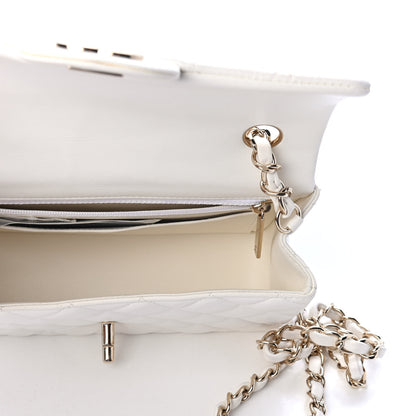 Chanel Lambskin Quilted Mini Rectangular Flap White 4 of 4