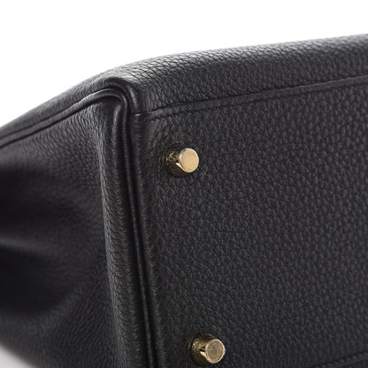 Hermes Togo Kelly Retourne 32 Black 34 of 37