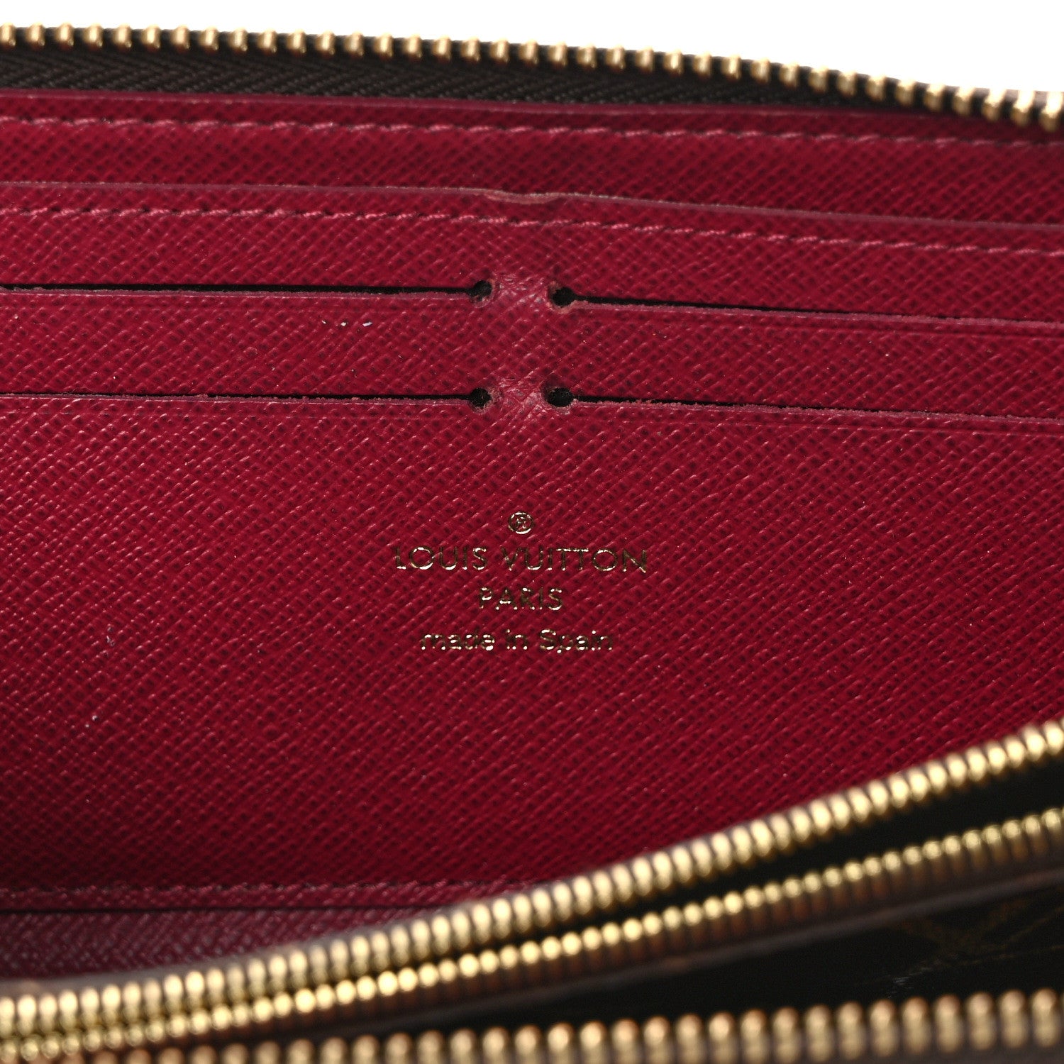 Louis Vuitton Monogram Clemence Wallet Fuchsia 6 of 8