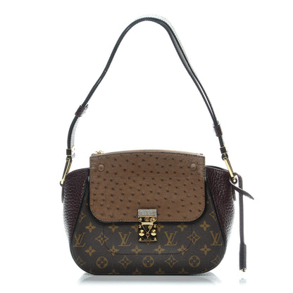 Louis Vuitton Ostrich Lizard Exotique Majestueux Shoulder Bag Bordeaux 1 of 8