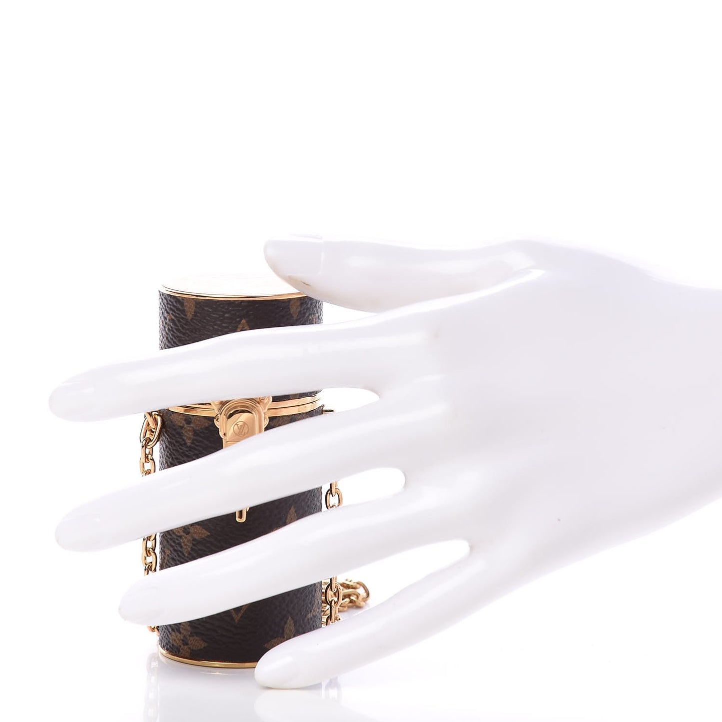 Monogram Chain Lipstick Case