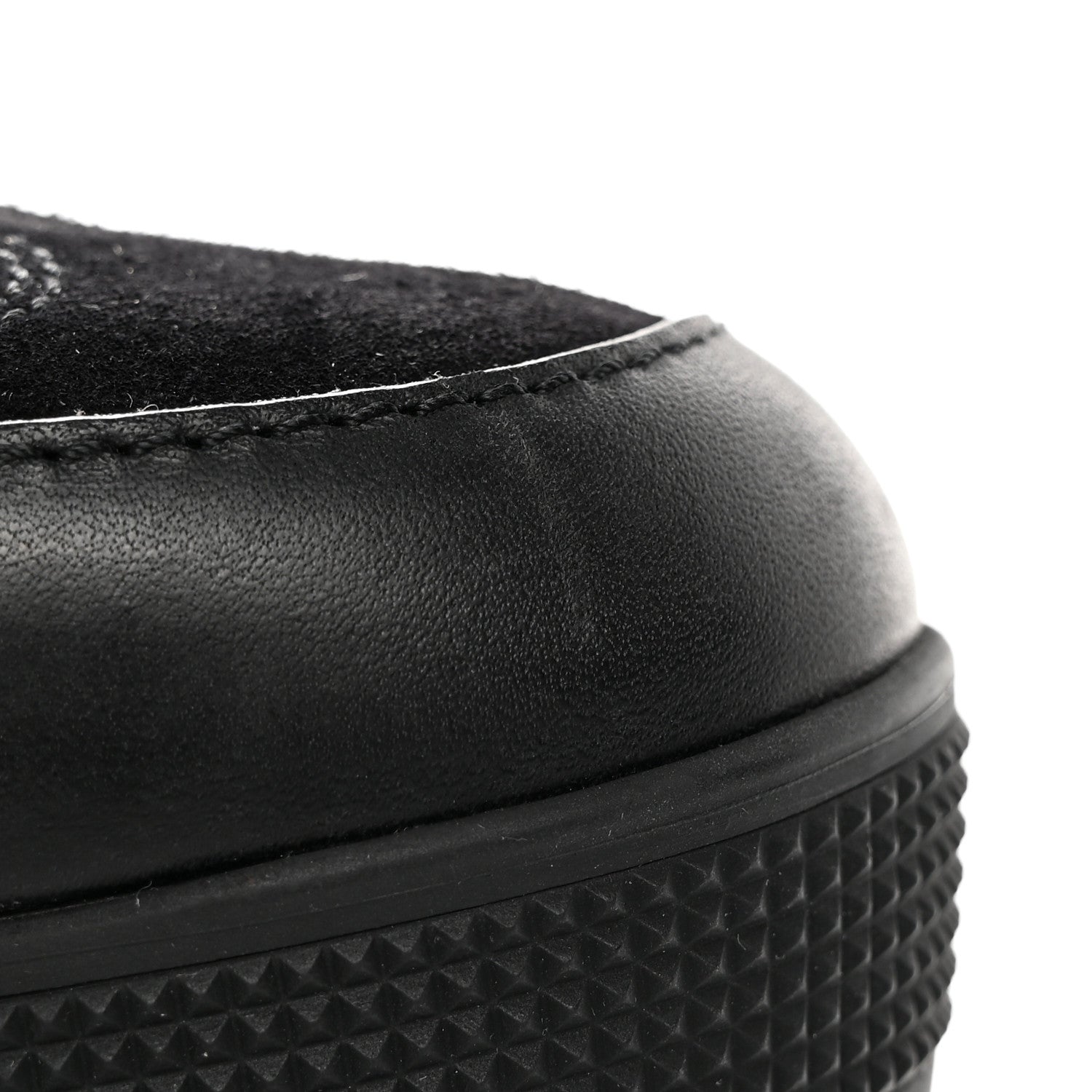 Louis Vuitton Suede Calfskin Monogram Laureate Platform Desert Boots 36 Black 14 of 15