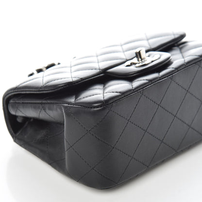 Chanel Lambskin Quilted Mini Square Flap Black 8 of 10