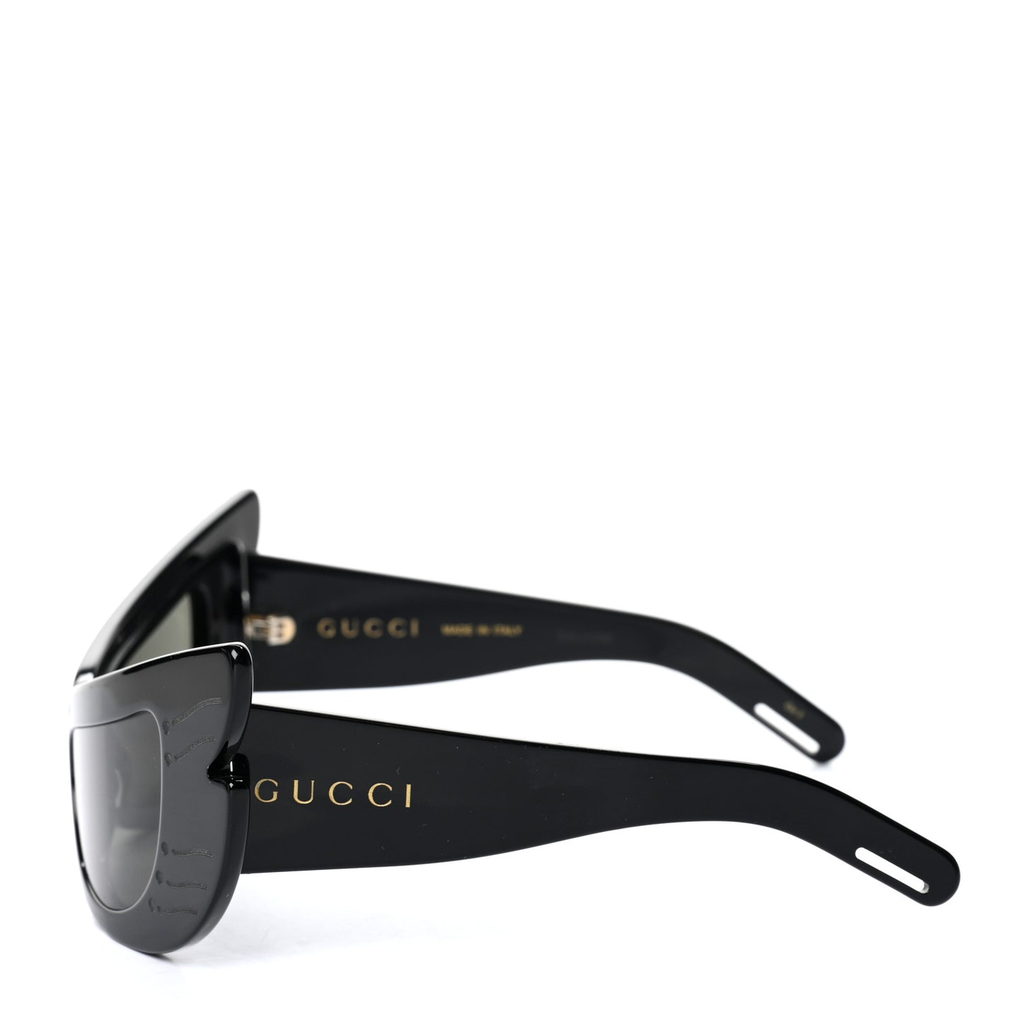 Acetate Cat Eye Hollywood Forever Sunglasses GG0710S Black
