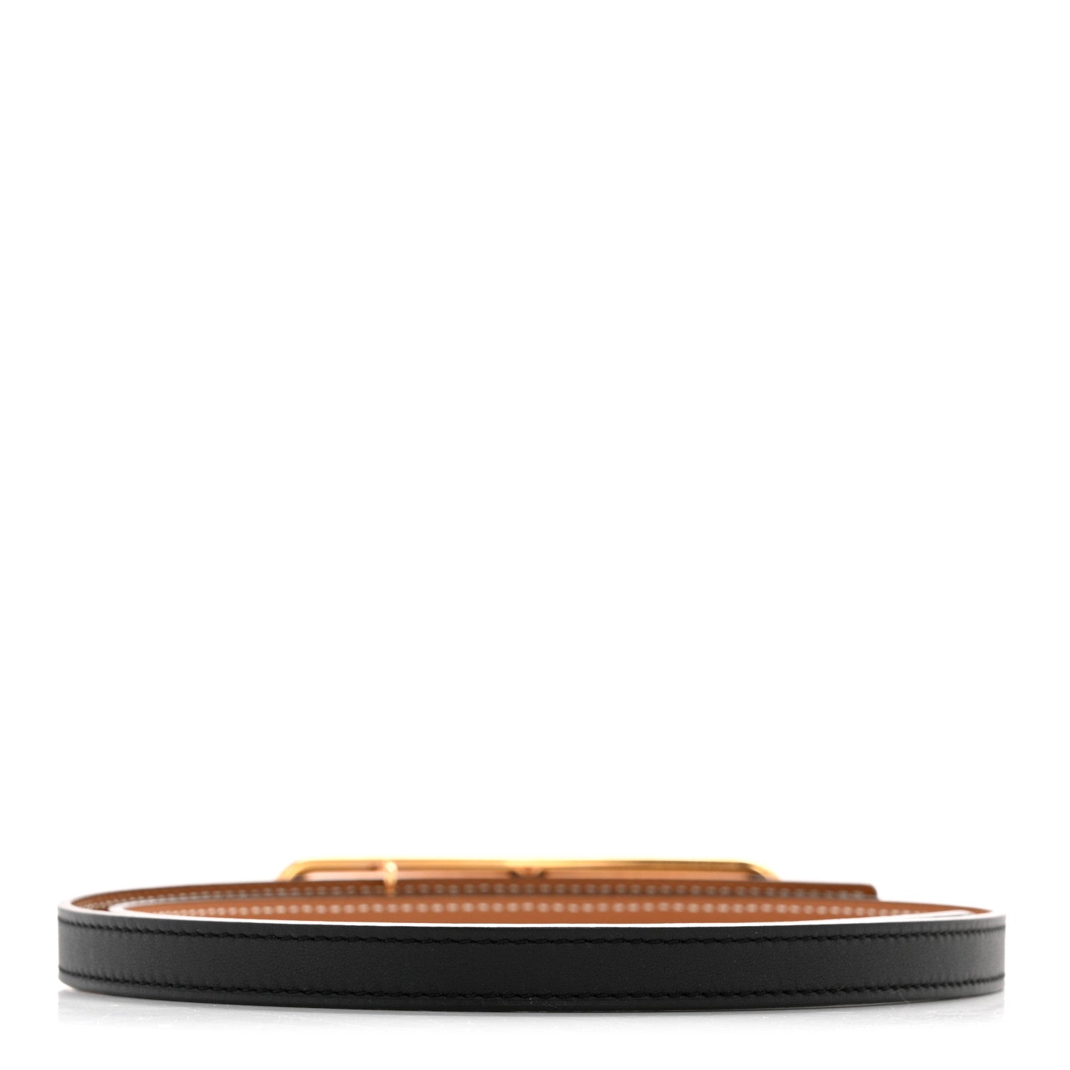 Hermes Swift Epsom 13mm Roulis Belt 75 30 Black Gold 2 of 6