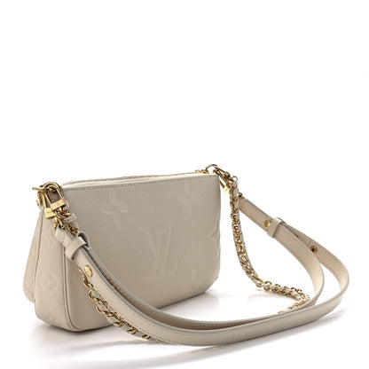 Louis Vuitton Empreinte Monogram Giant Multi Pochette Accessories Cream 3 of 10