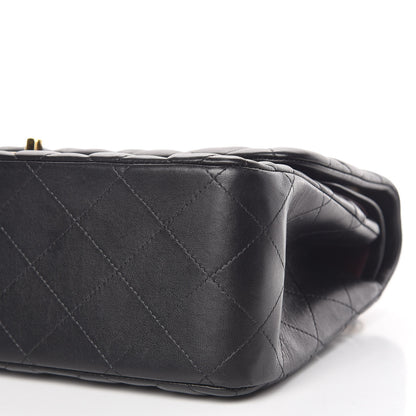 Chanel Lambskin Quilted Jumbo Double Flap Black 7 of 14
