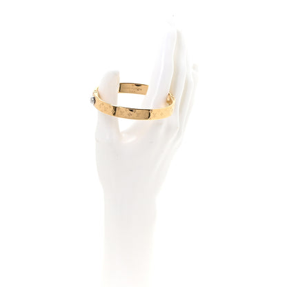 Louis Vuitton Brass Monogram Nanogram Cuff M Gold 2 of 5