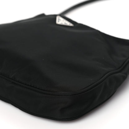 Prada Tessuto Nylon Small Shoulder Bag Black 10 of 12