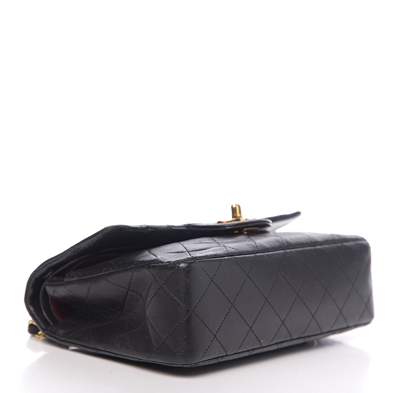 Chanel Lambskin Quilted Small Double Flap Black 3 of 18