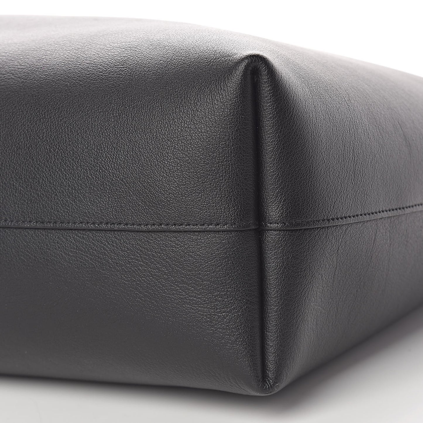 Calfskin Large Shopping Tote Black