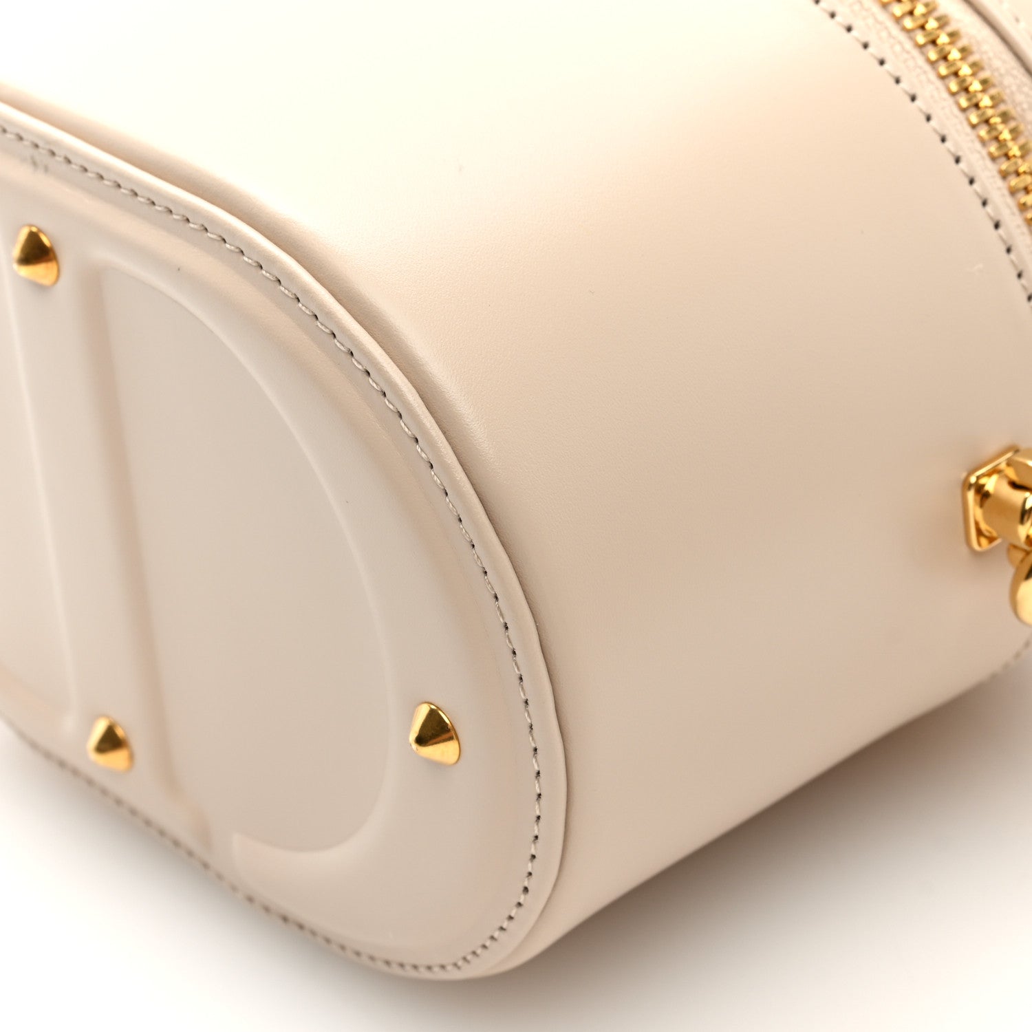 Christian Dior Calfskin CD Signature Vanity Caramel Beige 9 of 9