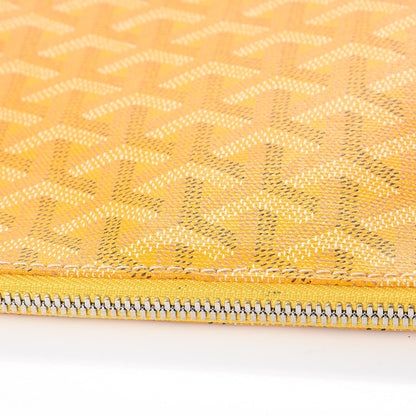 Goyard Goyardine Senat Pochette GM Yellow 13 of 15