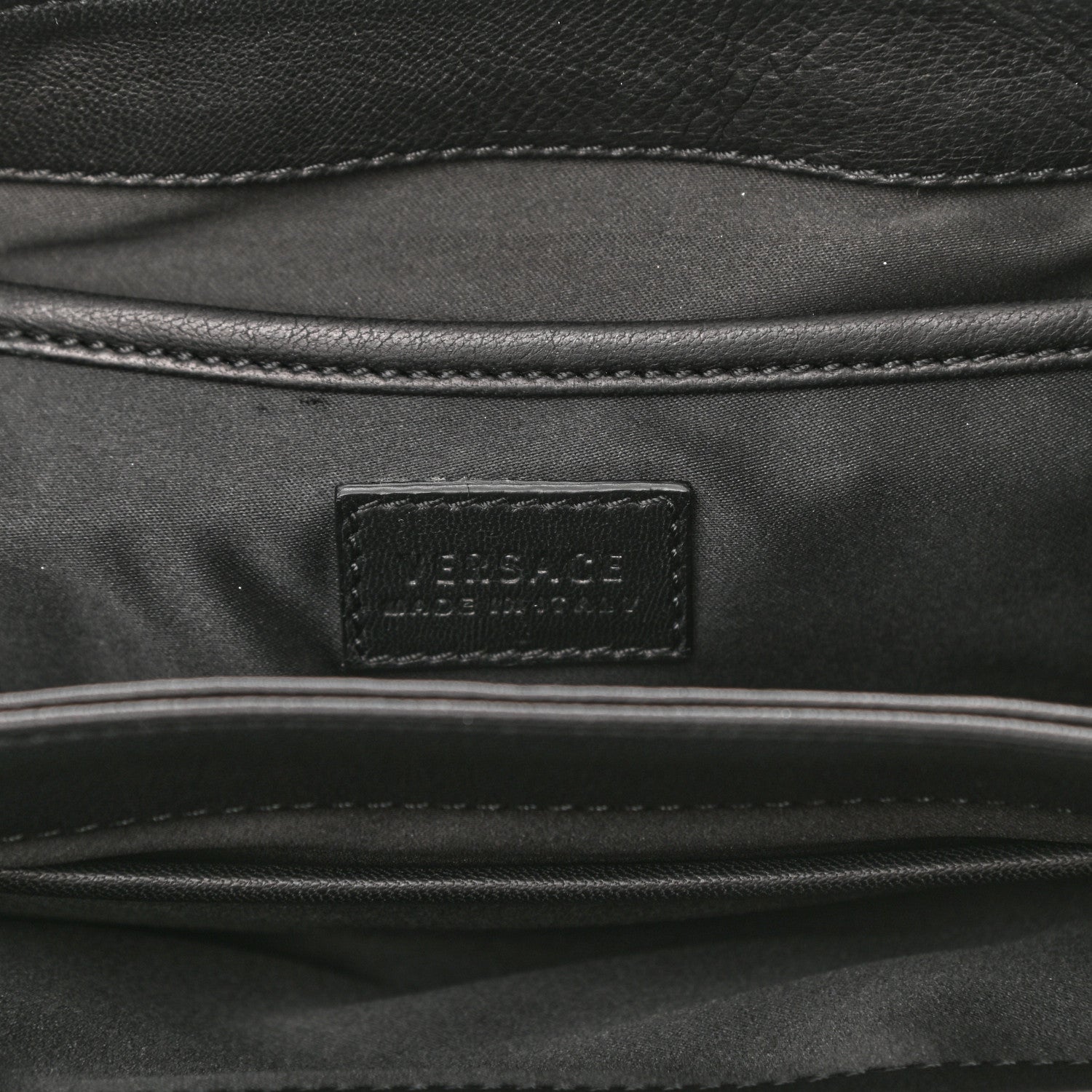 Versace Nappa Palazzo Sultan Shoulder Bag Black 6 of 7