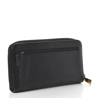 Chanel Caviar Large Timeless CC Zip Around Wallet Black 3 of 12