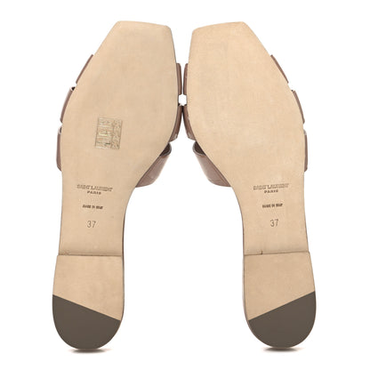 Saint Laurent Patent Tribute 05 Slide Sandals 37 Dark Pink 7 of 11
