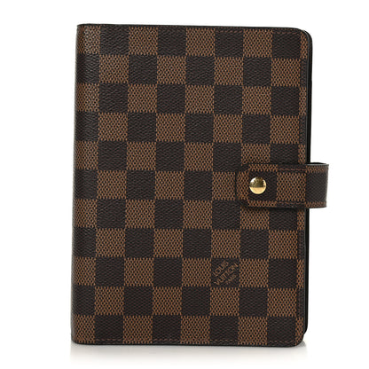 Louis Vuitton Damier Ebene Medium Ring Agenda Cover 1 of 9