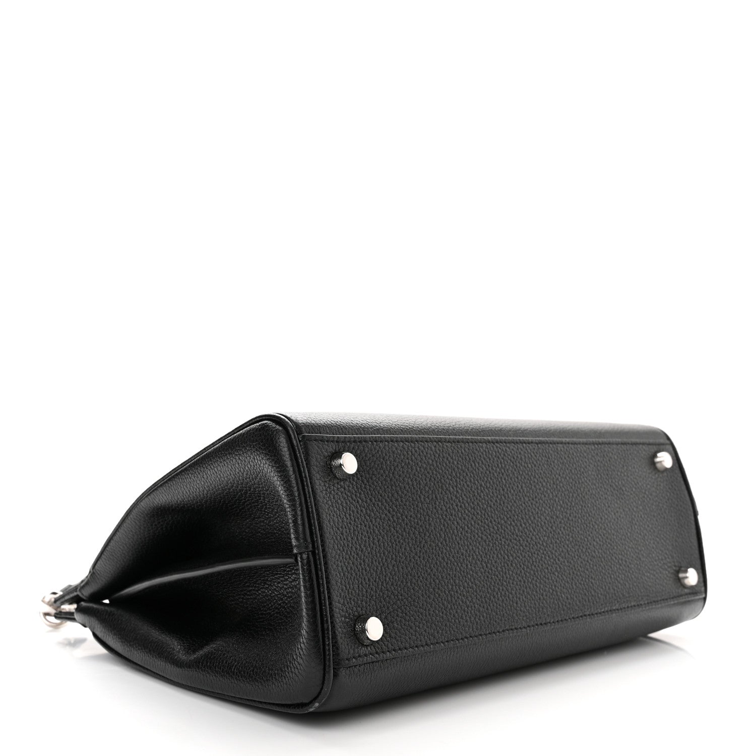 Gucci Grainy Calfskin Small Zumi Top Handle Bag Black 4 of 11