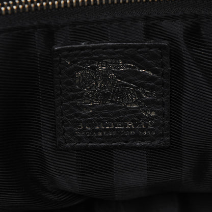 Burberry Canvas Quilted Nova Check Tote Black 6 of 6