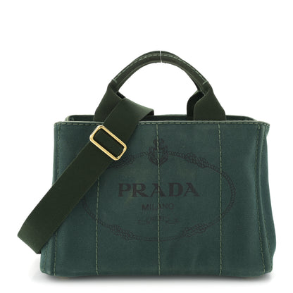 Prada Canapa Small Logo Tote Oleandro 1 of 11