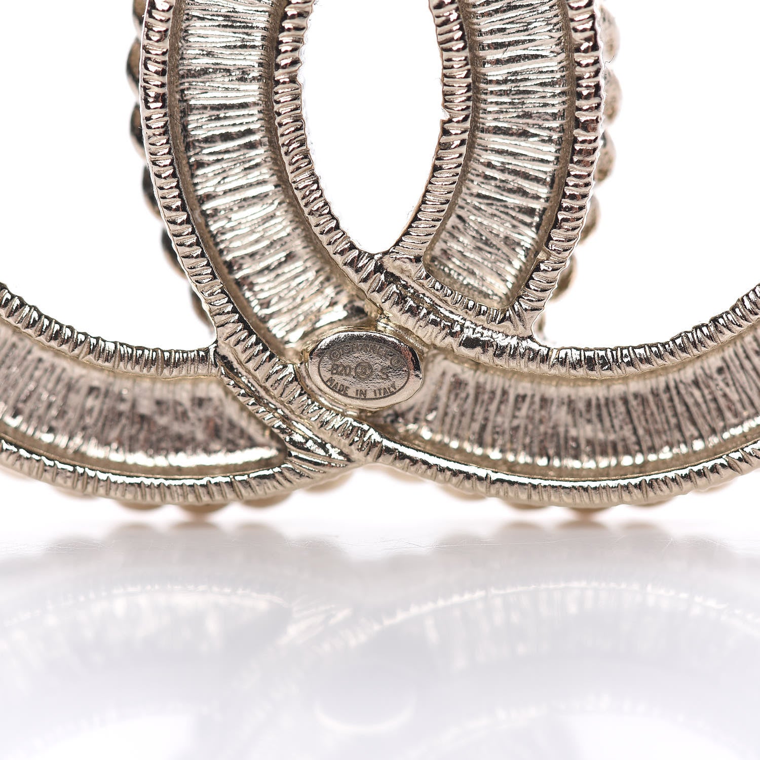 Chanel Pearl Crystal April In Paris CC Brooch Gold 4 of 5