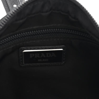 Prada Tessuto Nylon Saffiano Belt Bag Black 5 of 9