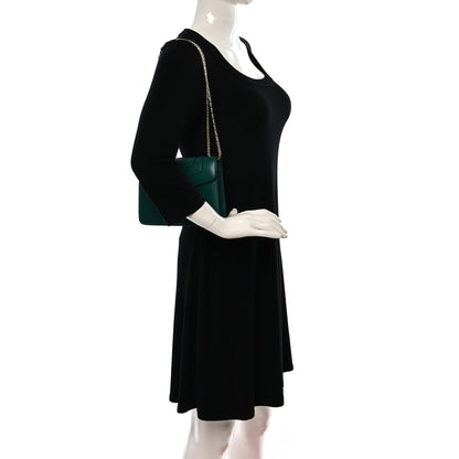 Bulgari Calfskin Small Serpenti Forever Snake Strap Crossbody Bag Emerald Green 2 of 12