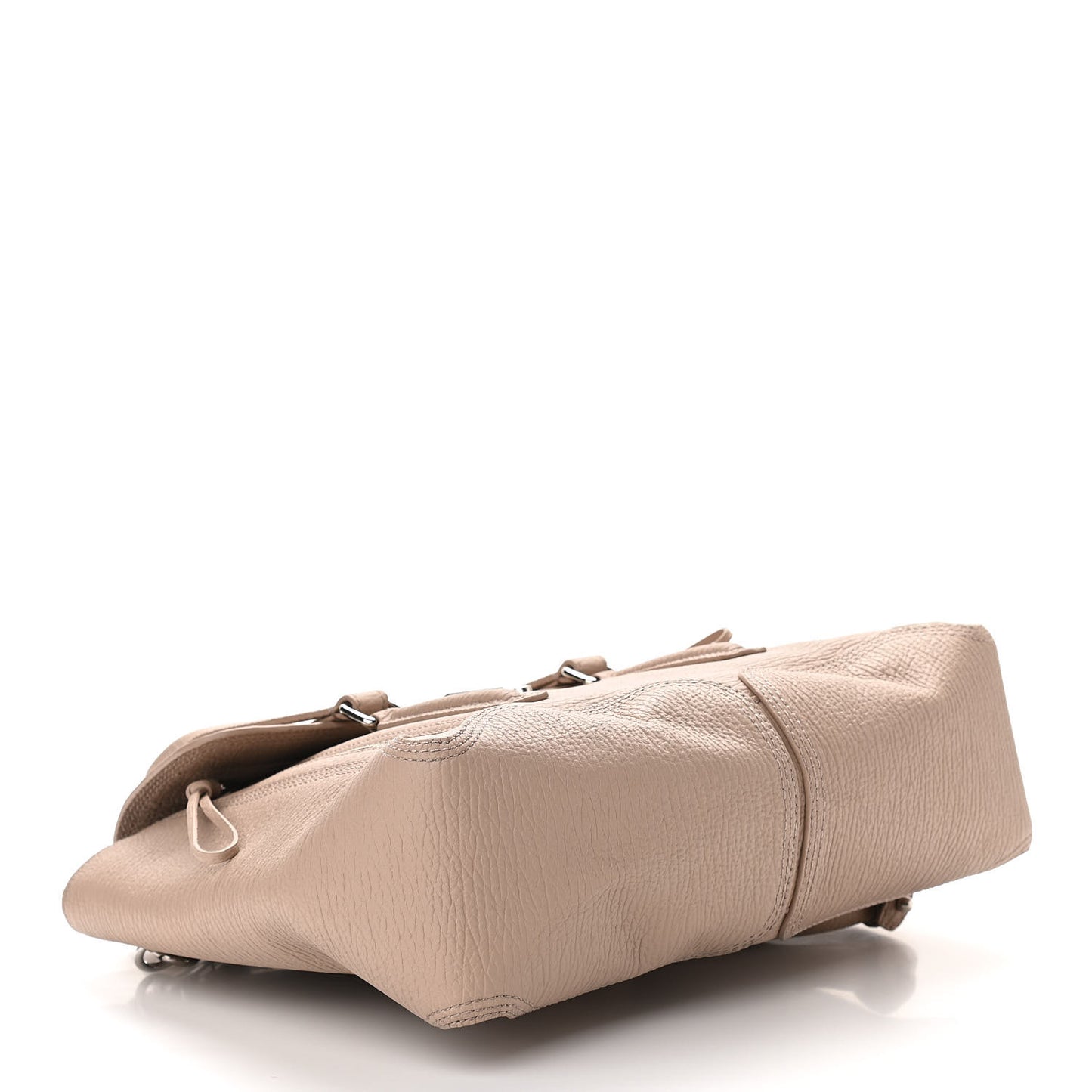 Textured Calfskin Medium Pashli Satchel Khaki