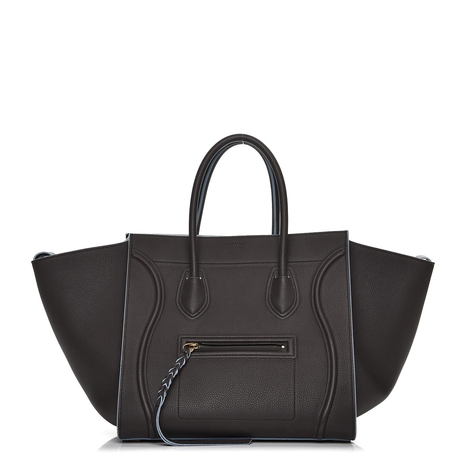Celine Baby Grained Calfskin Medium Phantom Luggage Anthracite 1 of 11