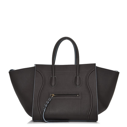 Celine Baby Grained Calfskin Medium Phantom Luggage Anthracite 1 of 11