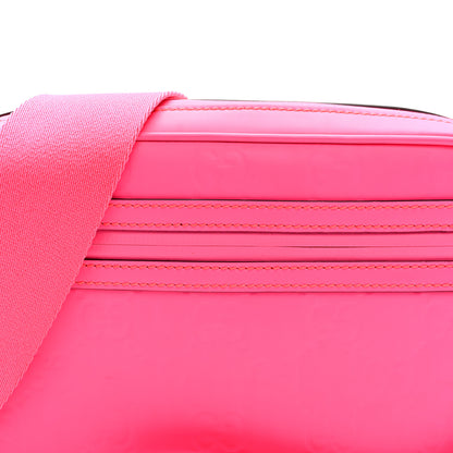 Gucci Rubber Effect Monogram GG Crossbody Bag Fluorescent Fuchsia 7 of 9