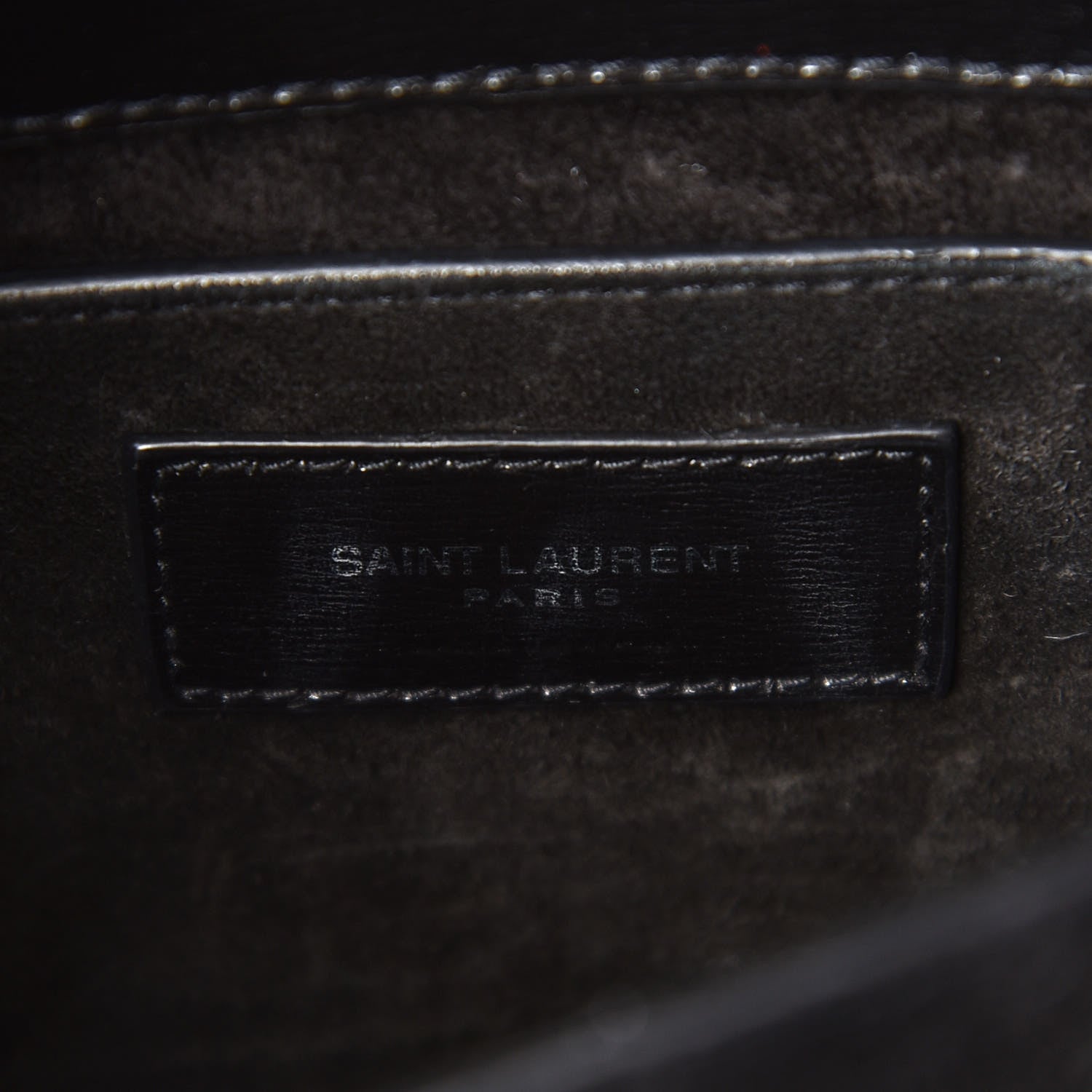Saint Laurent Calfskin Medium Monogram Sunset Black 9 of 12