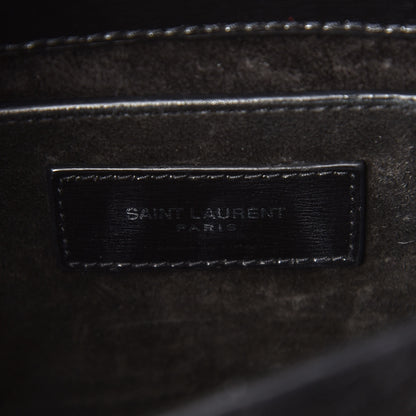 Saint Laurent Calfskin Medium Monogram Sunset Black 9 of 12