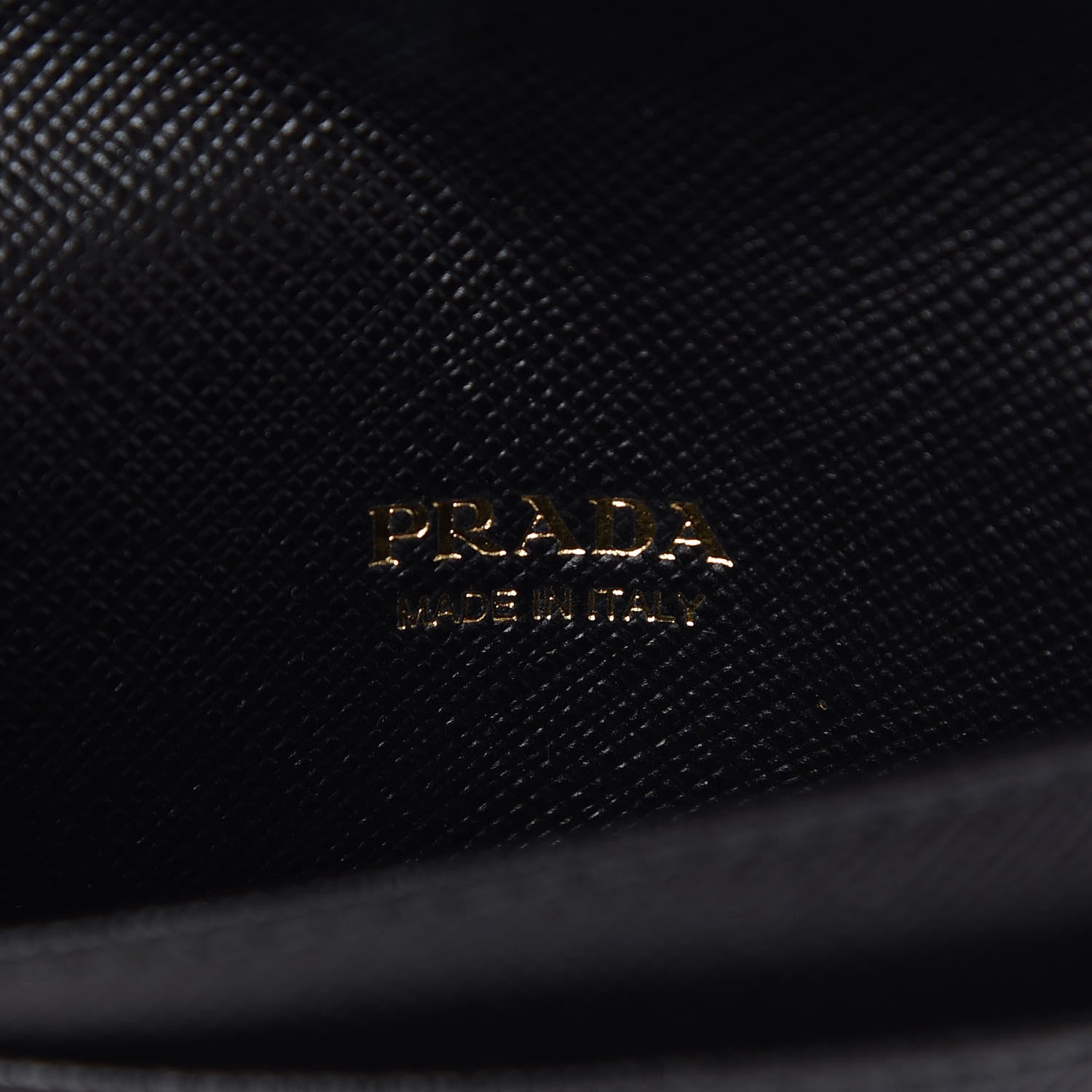 Prada Saffiano Metal Flap Wallet Black 6 of 8