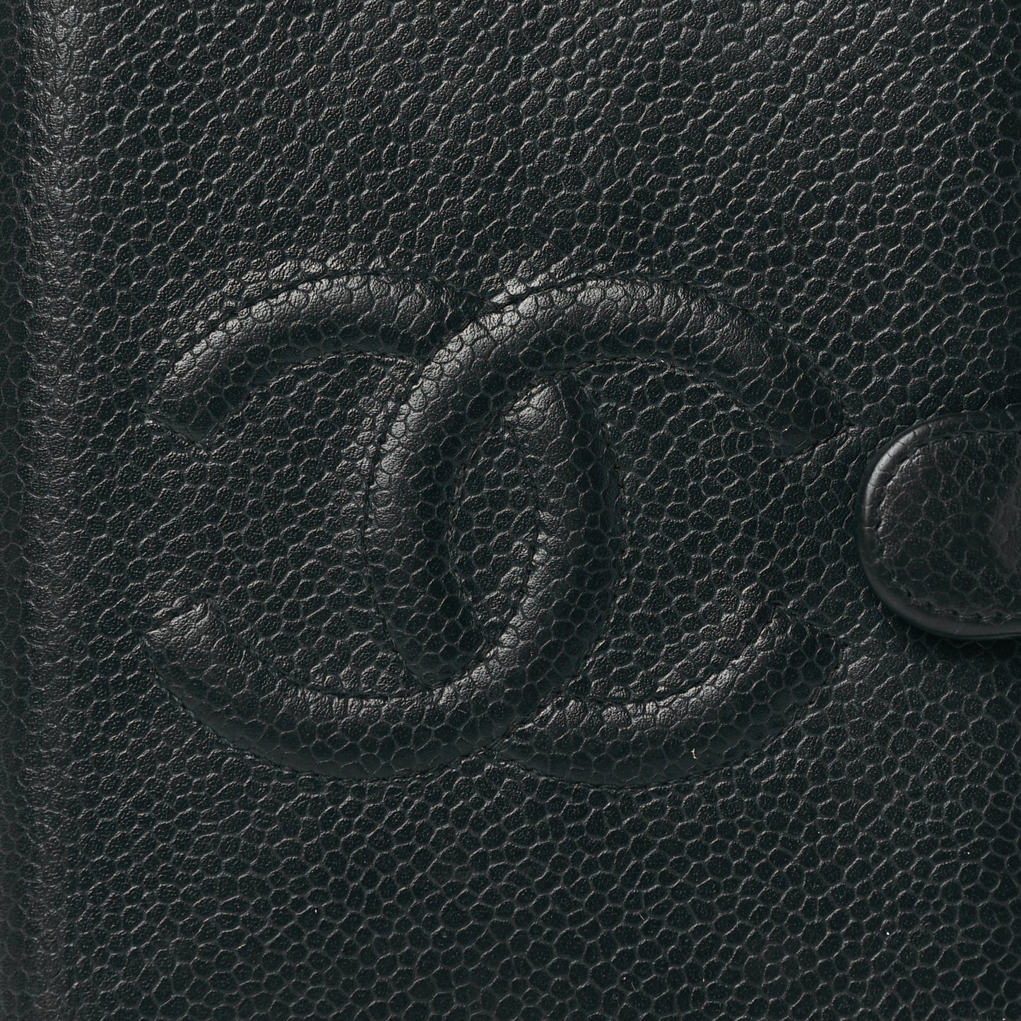 Caviar CC Small Ring Agenda Planner Dark Green