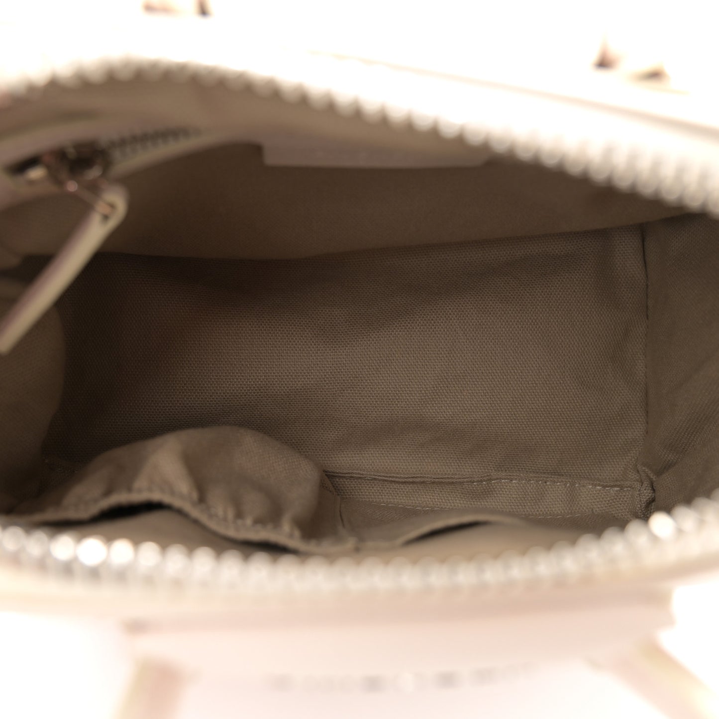 Sugar Goatskin Mini Antigona Off White