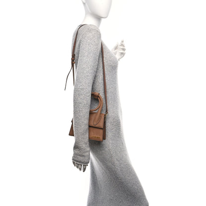 Jacquemus Suede Le Chiquito Noeud Brown 2 of 11