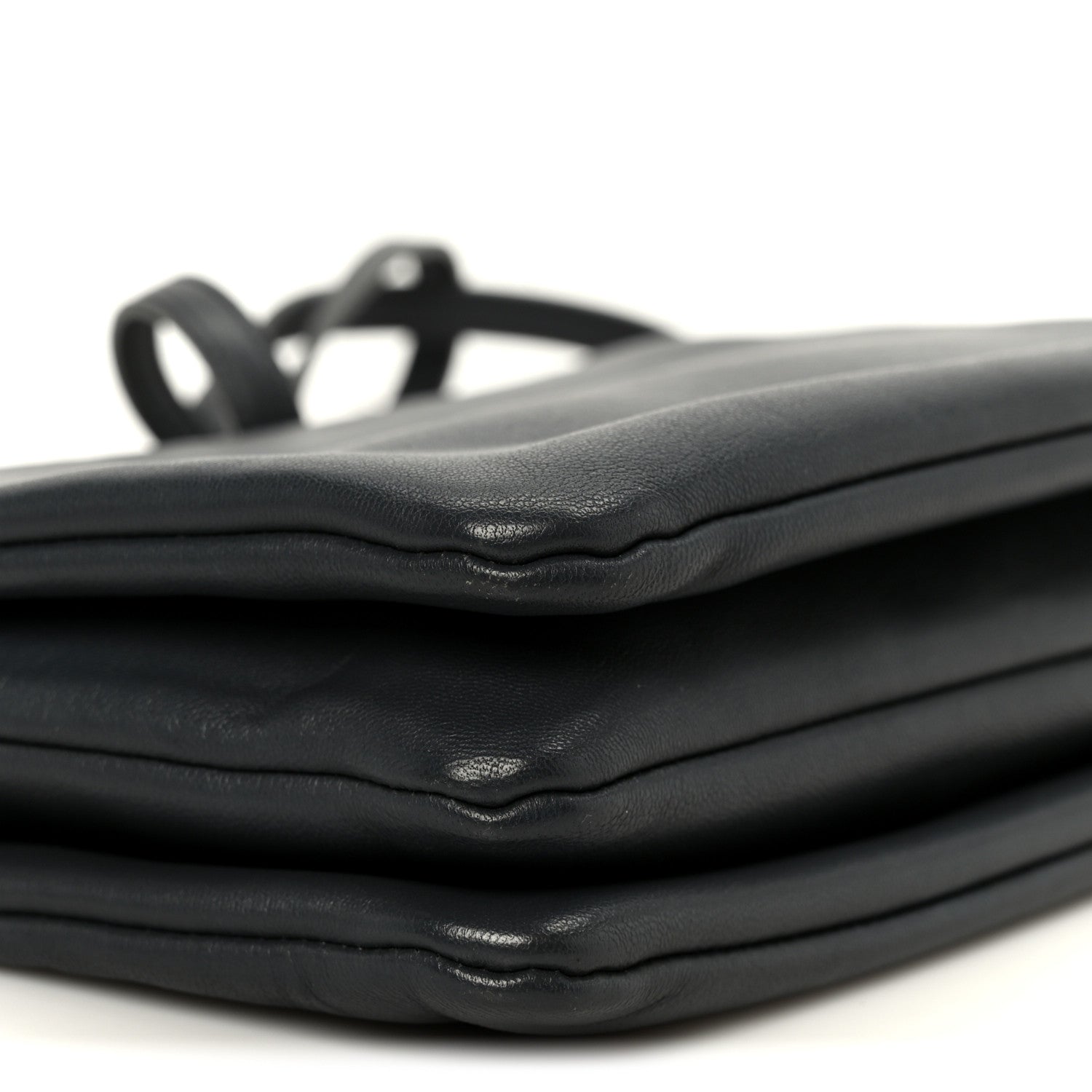 Celine Lambskin Small Trio Crossbody Bag Medium Grey 11 of 12