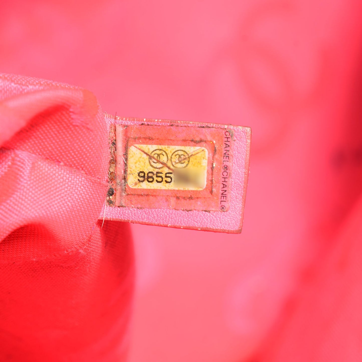 Calfskin Quilted Large Cambon Tote Black White