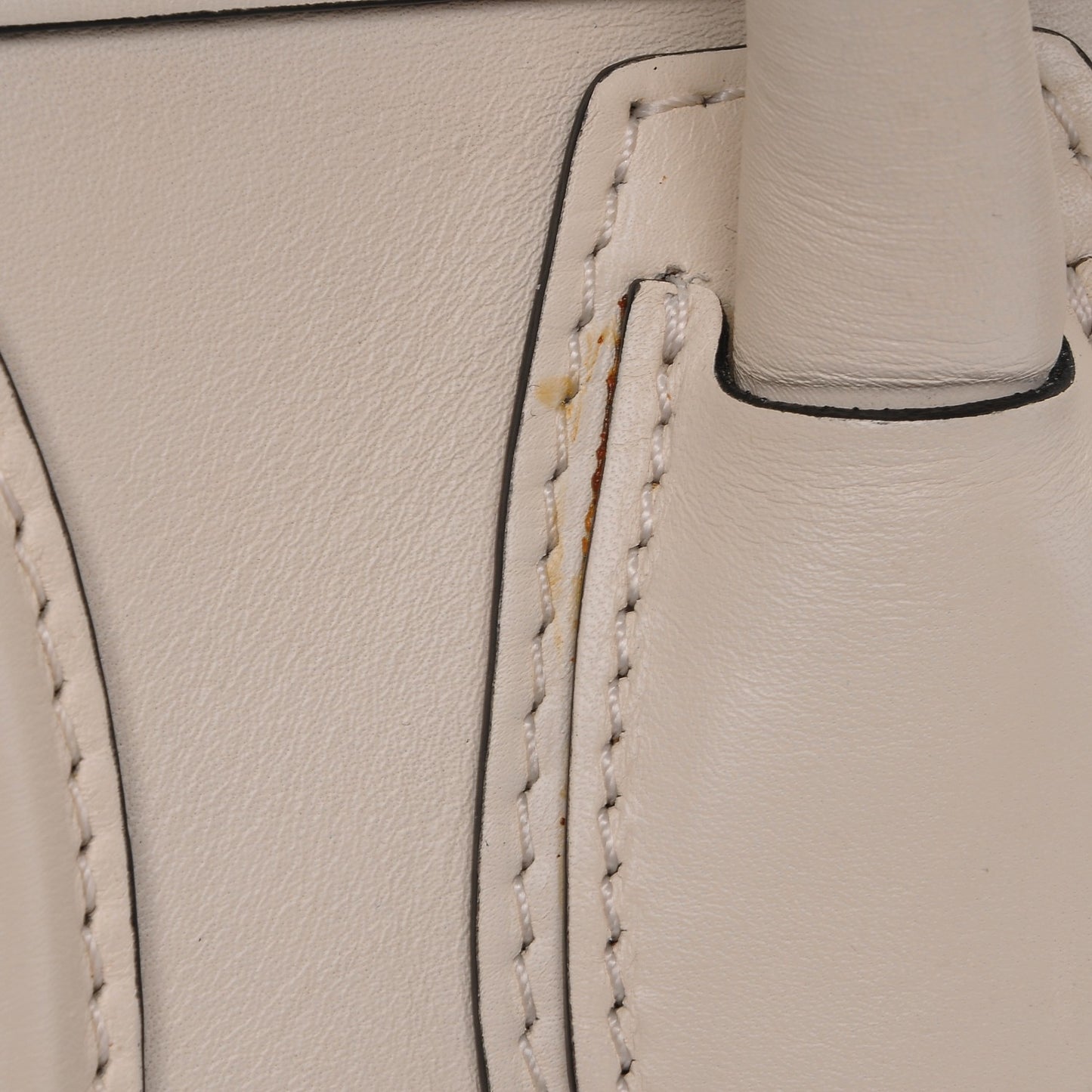 Smooth Calfskin Mini Luggage Ivory